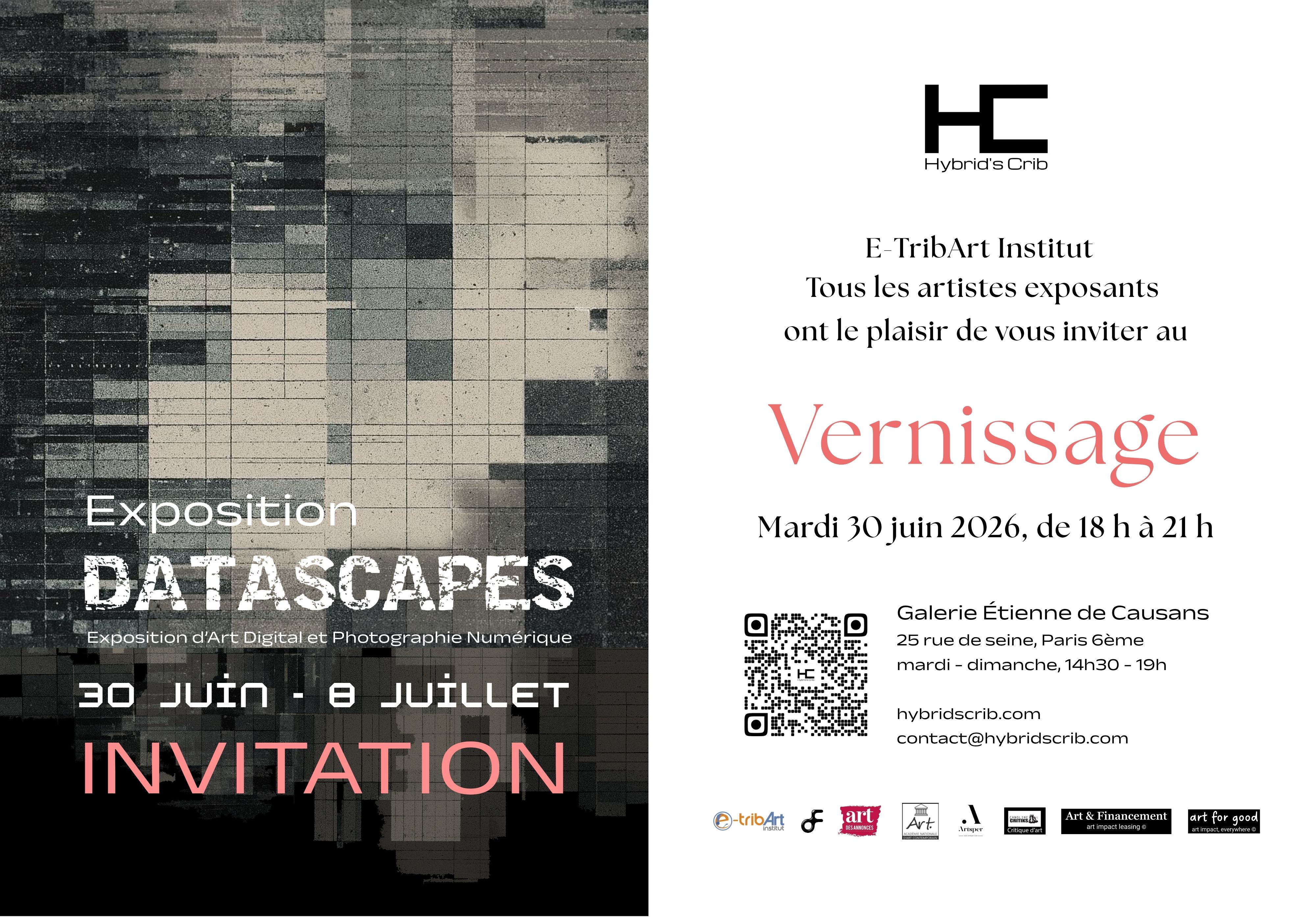 Invitation recto verso